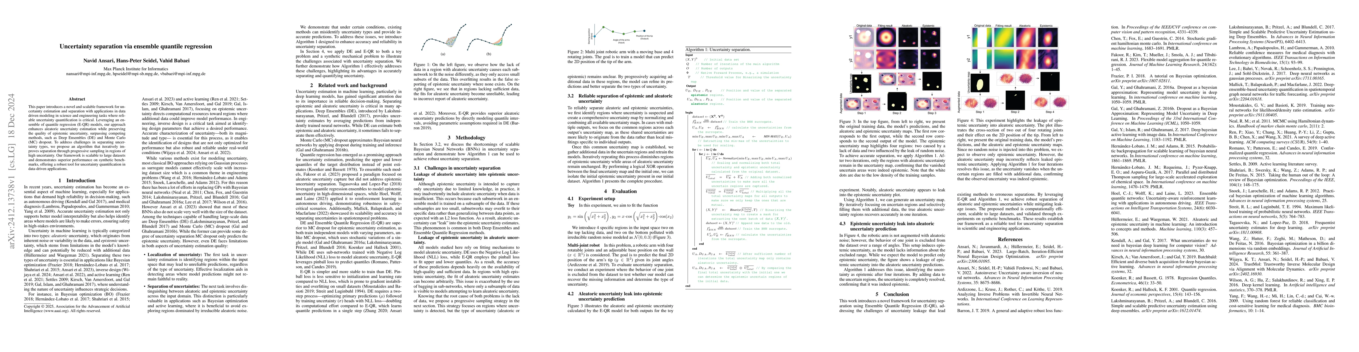 Thumbnail for Uncertainty separation via ensemble quantile regression