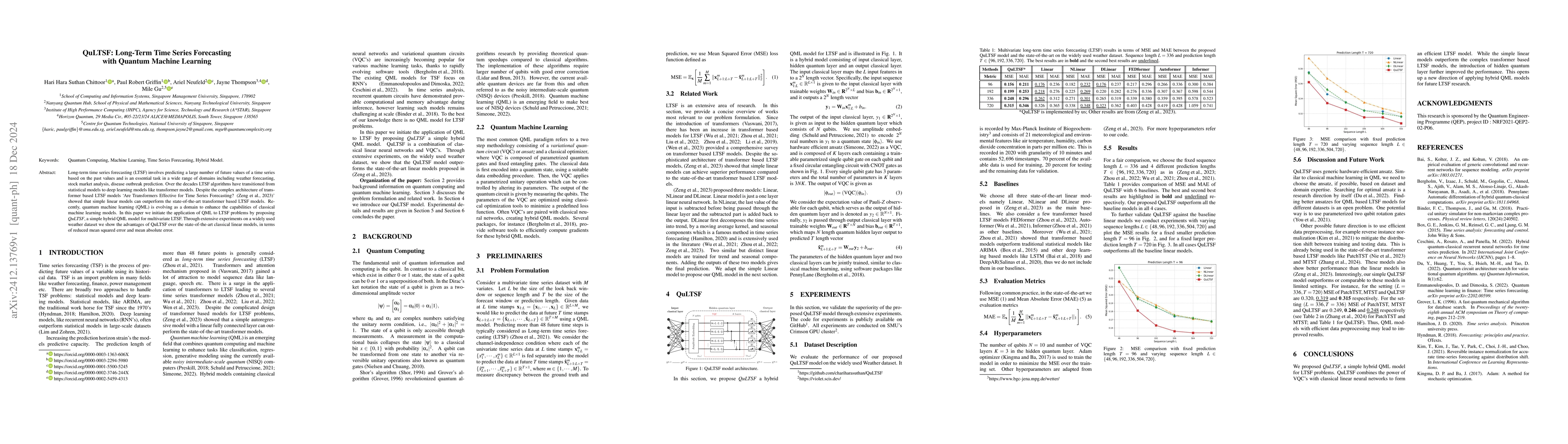 Thumbnail for QuLTSF: Long-Term Time Series Forecasting with Quantum Machine Learning