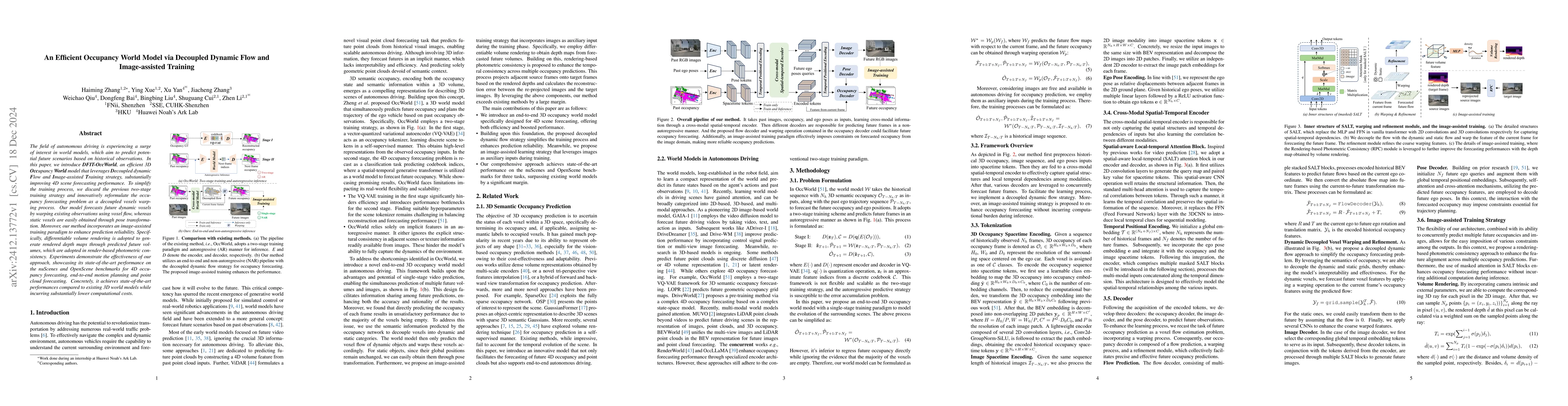 Thumbnail for An Efficient Occupancy World Model via Decoupled Dynamic Flow and
  Image-assisted Training