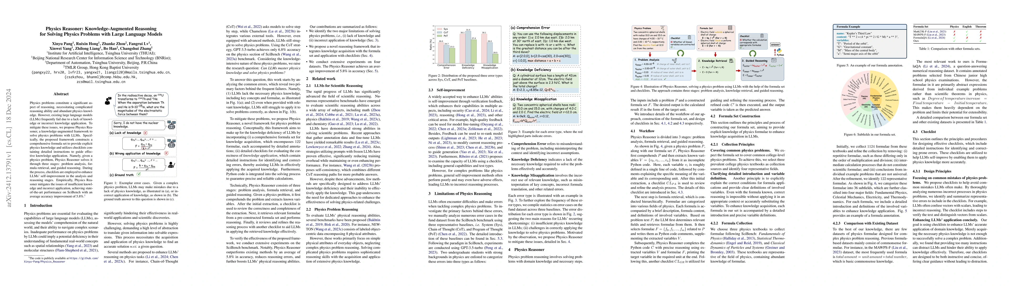 Thumbnail for Physics Reasoner: Knowledge-Augmented Reasoning for Solving Physics
  Problems with Large Language Models