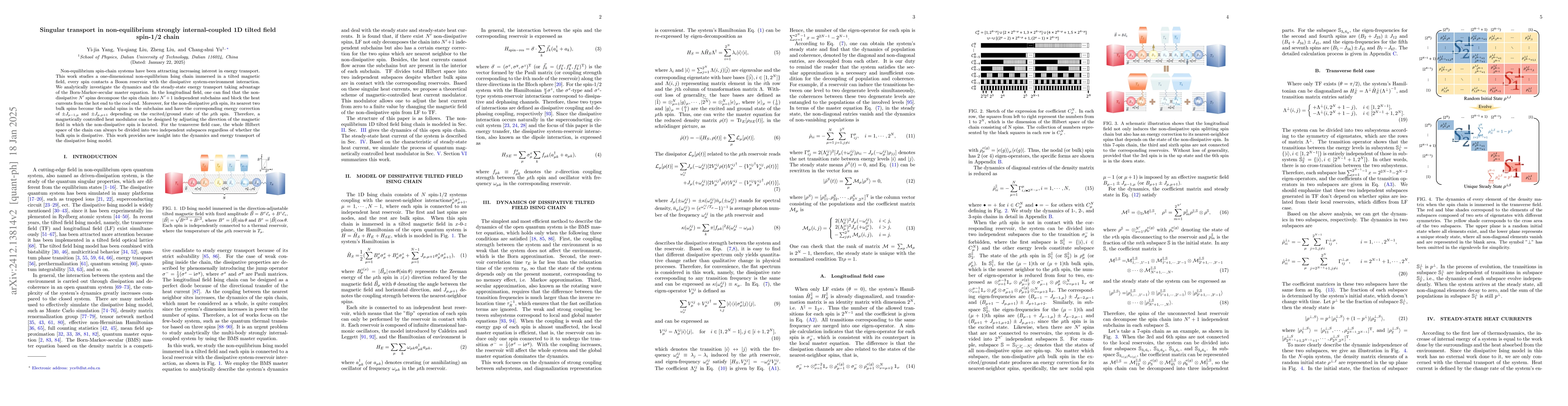 Thumbnail for Singular transport in non-equilibrium strongly internal-coupled 1D
  tilted field spin-1/2 chain