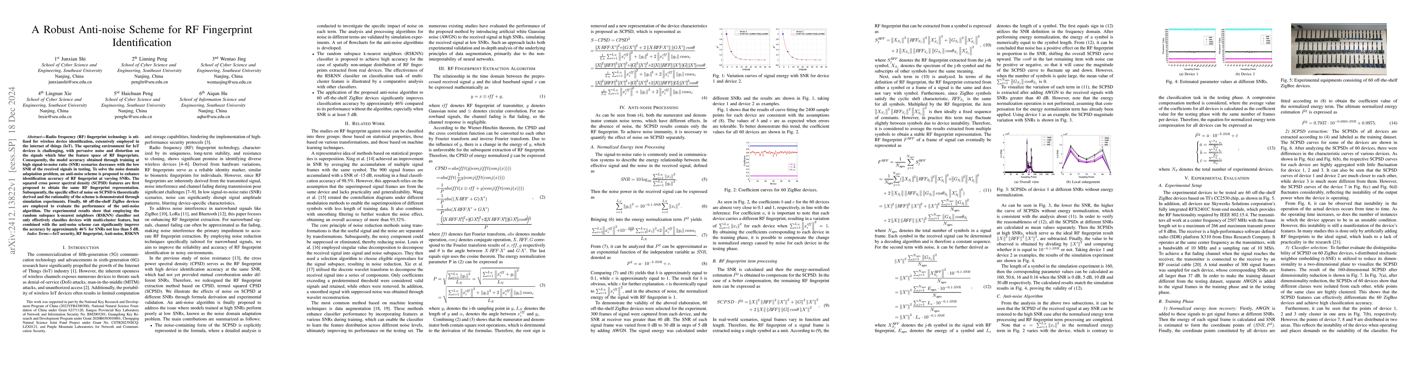 Thumbnail for A Robust Anti-noise Scheme for RF Fingerprint Identification