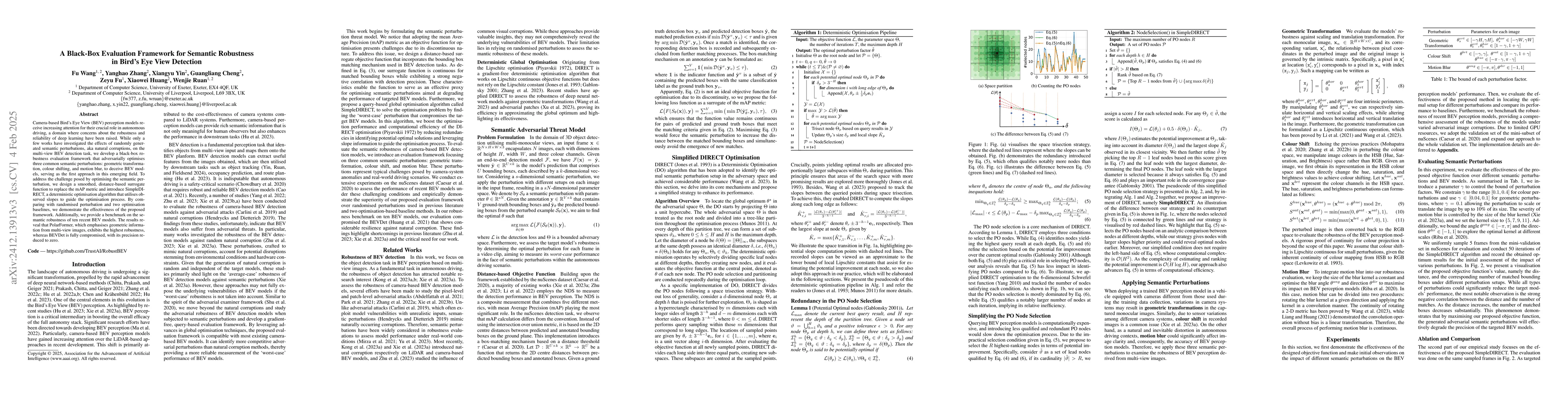Thumbnail for A Black-Box Evaluation Framework for Semantic Robustness in Bird's Eye
  View Detection