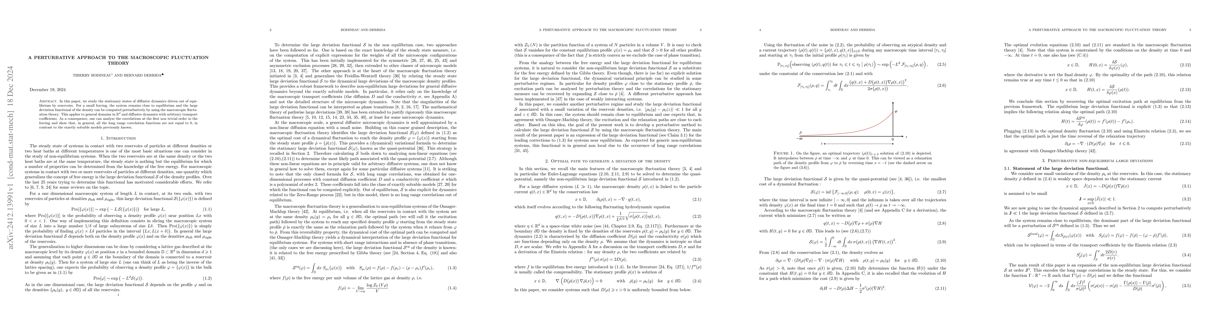 Thumbnail for A perturbative approach to the macroscopic fluctuation theory