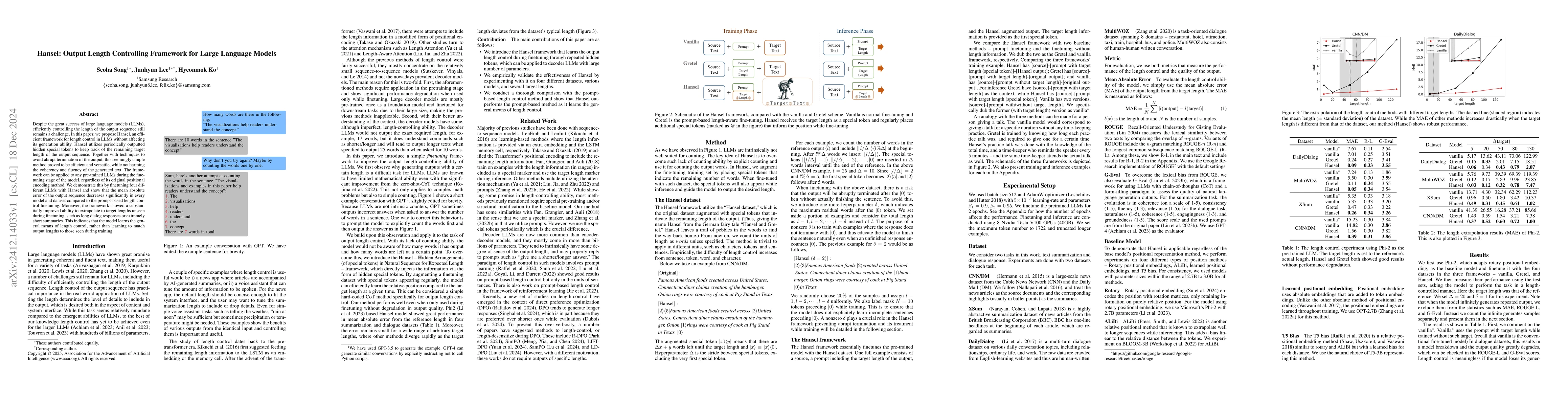 Thumbnail for Hansel: Output Length Controlling Framework for Large Language Models