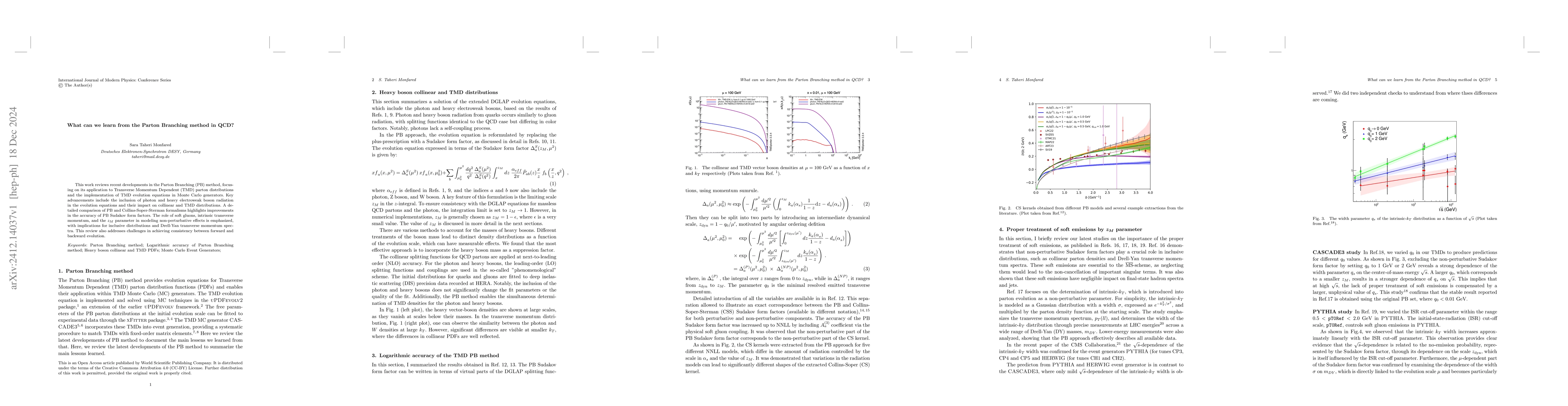 Thumbnail for What can we learn from the Parton Branching method in QCD?