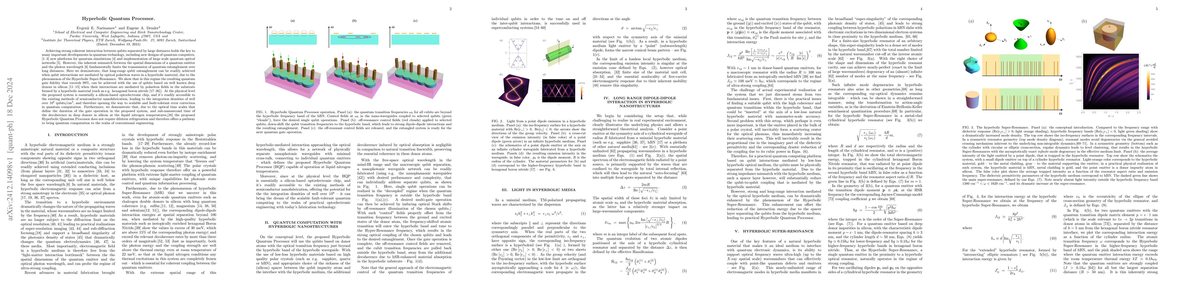 Thumbnail for Hyperbolic Quantum Processor