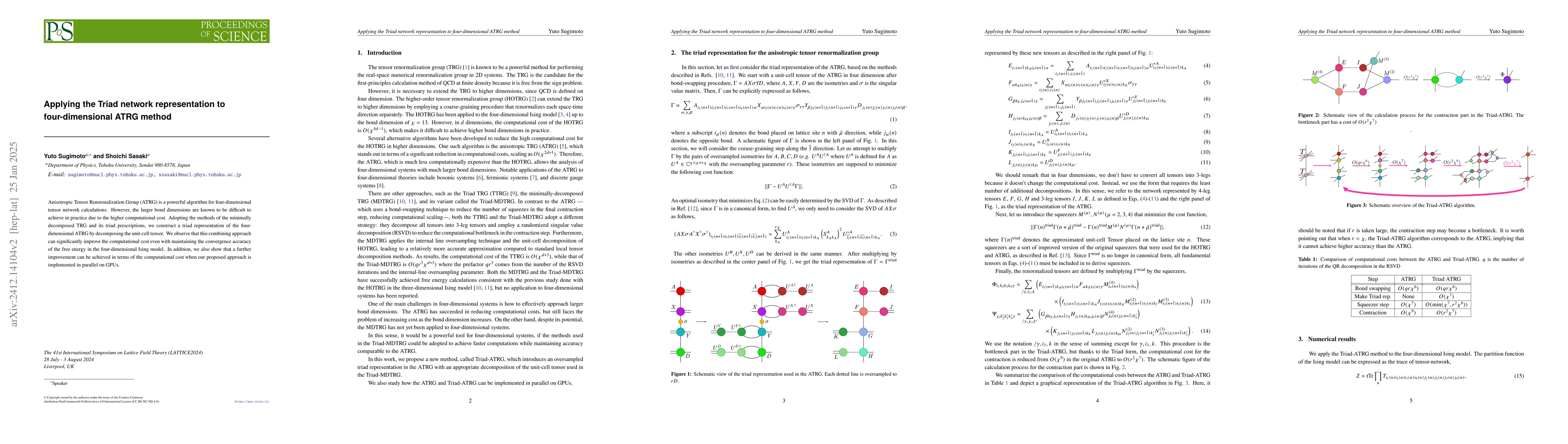 Thumbnail for Applying the Triad network representation to four-dimensional ATRG
  method