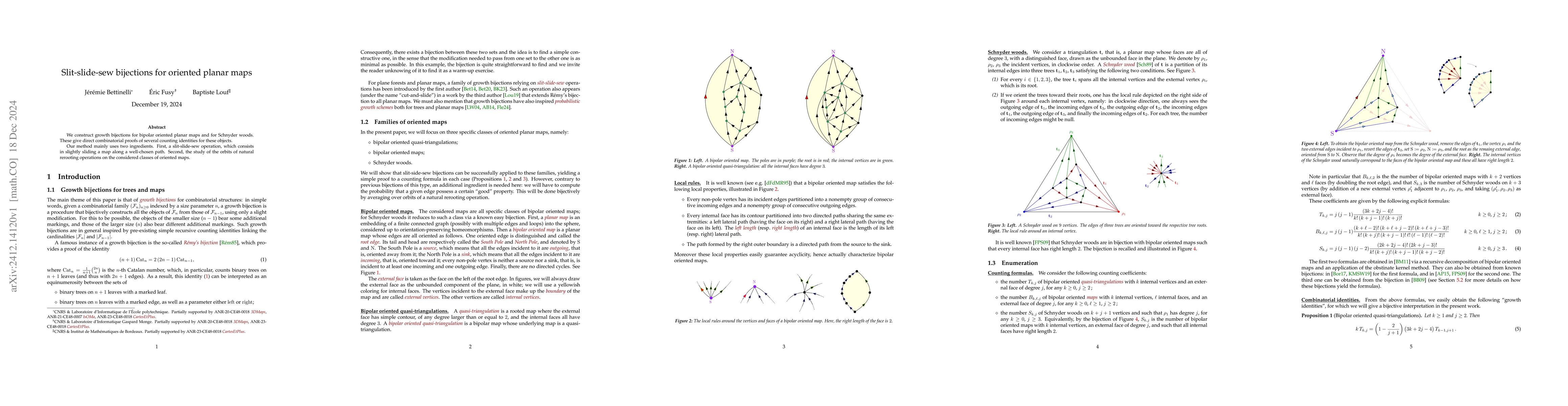 Thumbnail for Slit-slide-sew bijections for oriented planar maps