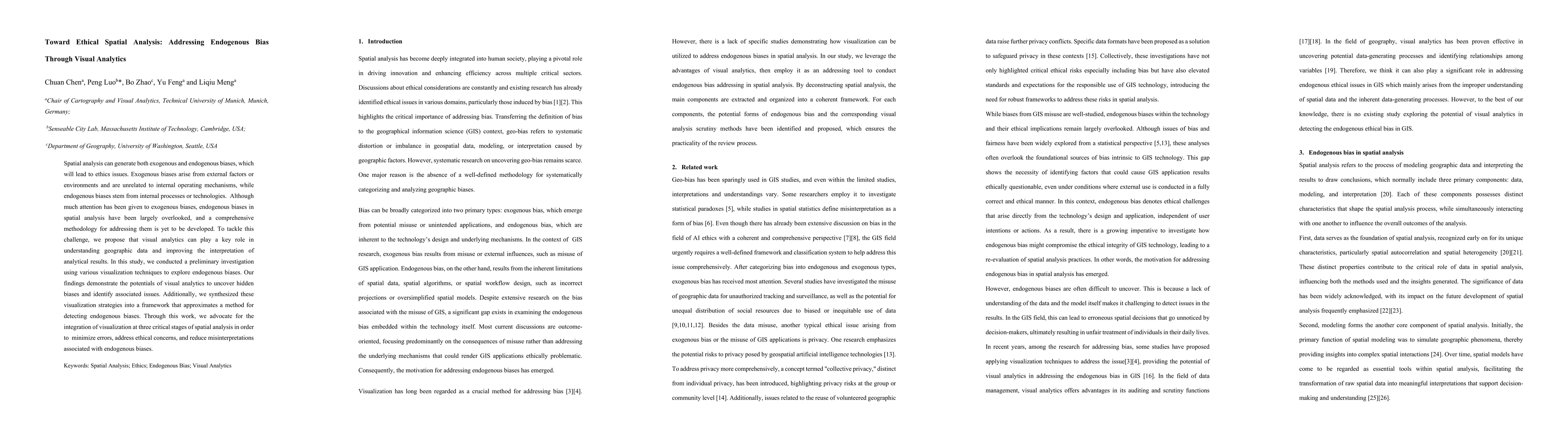 Thumbnail for Toward Ethical Spatial Analysis: Addressing Endogenous Bias Through
  Visual Analytics