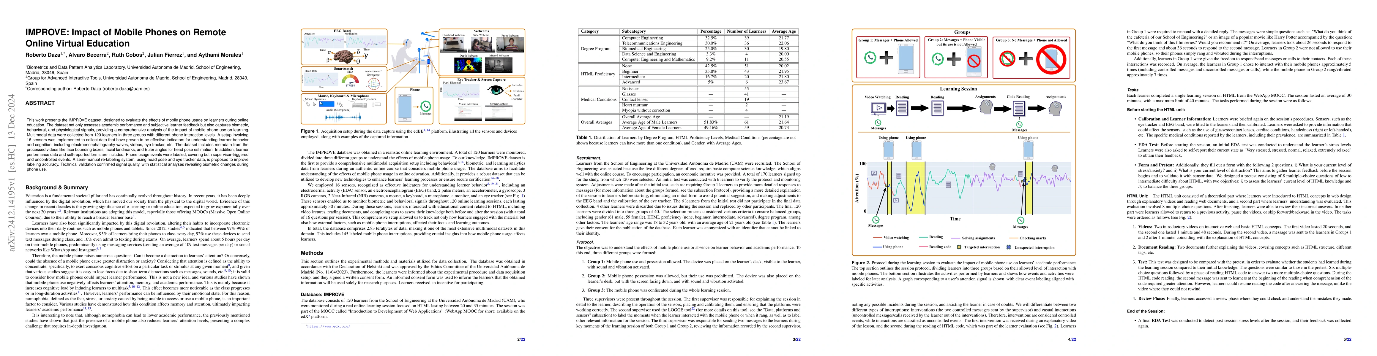 Thumbnail for IMPROVE: Impact of Mobile Phones on Remote Online Virtual Education