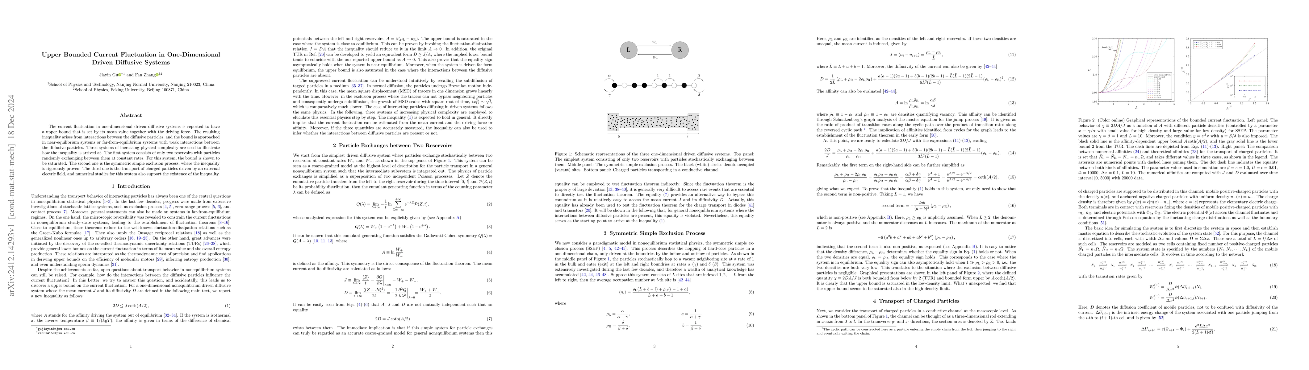 Thumbnail for Upper Bounded Current Fluctuation in One-Dimensional Driven Diffusive
  Systems