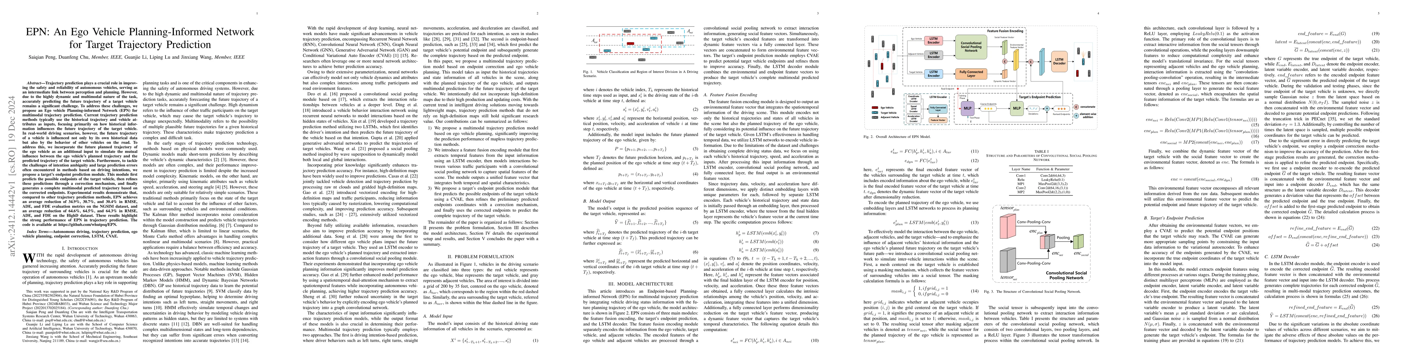 Thumbnail for EPN: An Ego Vehicle Planning-Informed Network for Target Trajectory
  Prediction