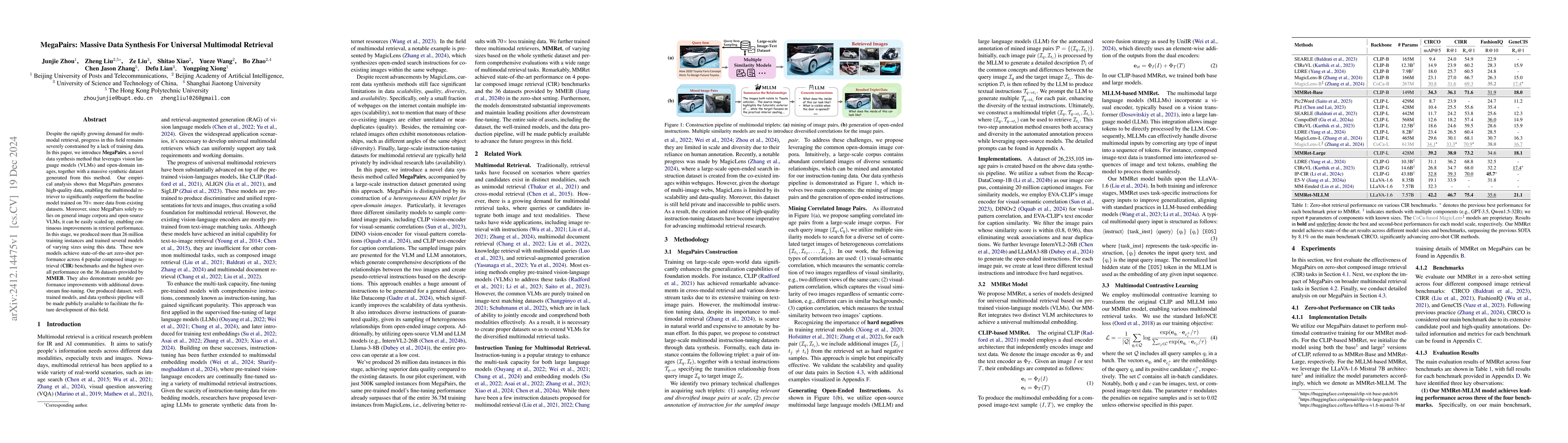 Thumbnail for MegaPairs: Massive Data Synthesis For Universal Multimodal Retrieval