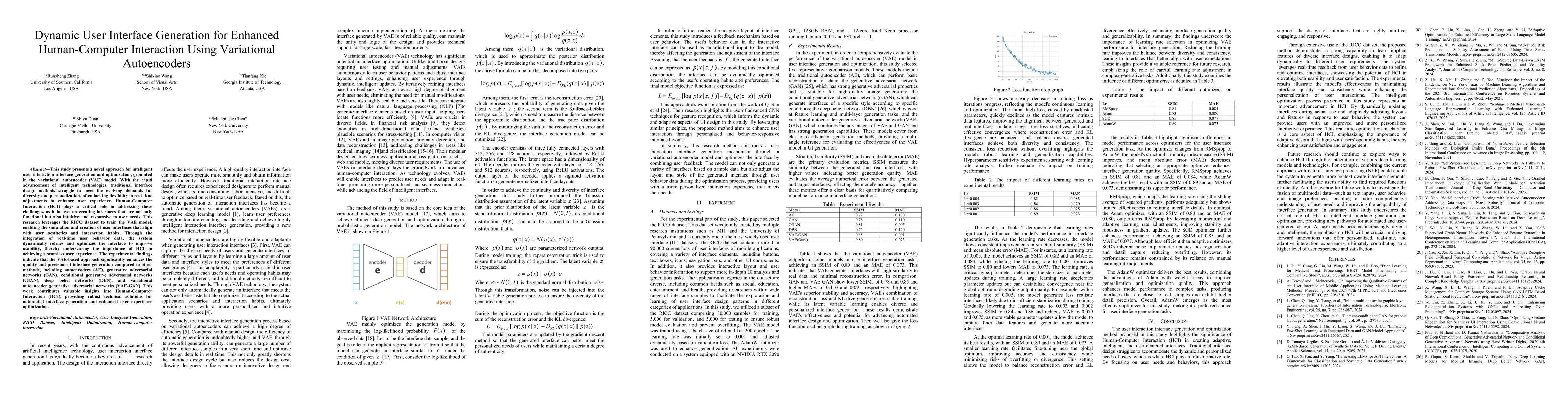 Thumbnail for Dynamic User Interface Generation for Enhanced Human-Computer
  Interaction Using Variational Autoencoders