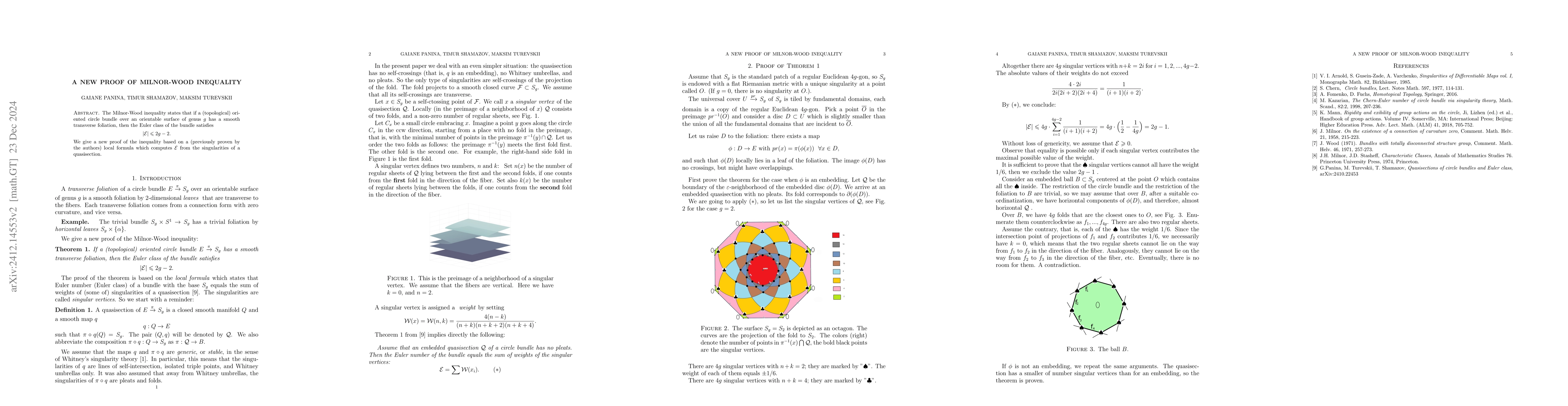 Thumbnail for A new proof of Milnor-Wood inequality