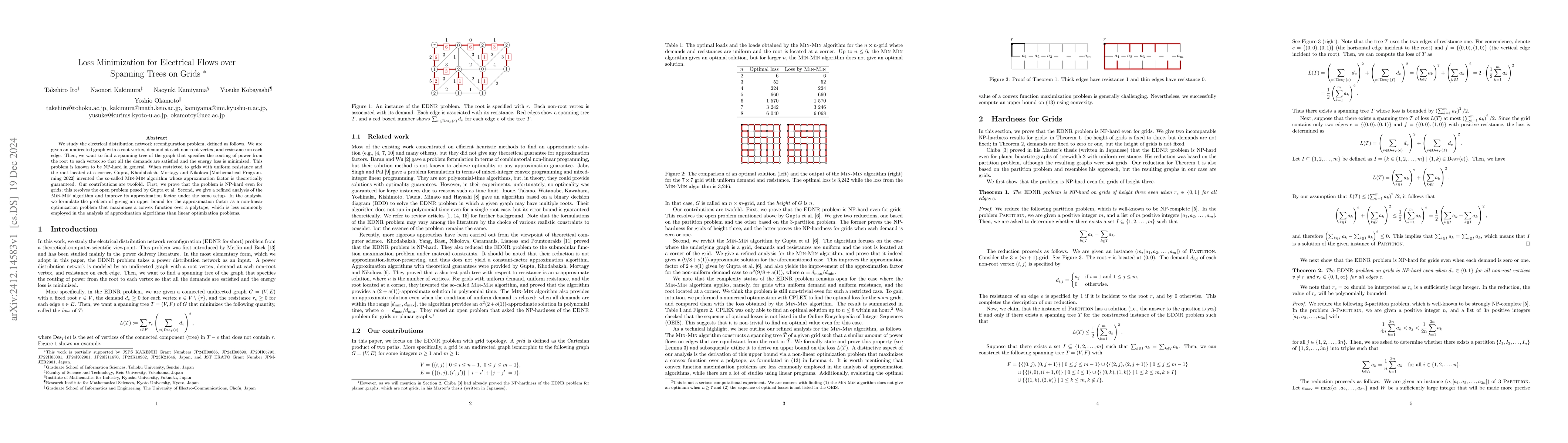Thumbnail for Loss Minimization for Electrical Flows over Spanning Trees on Grids