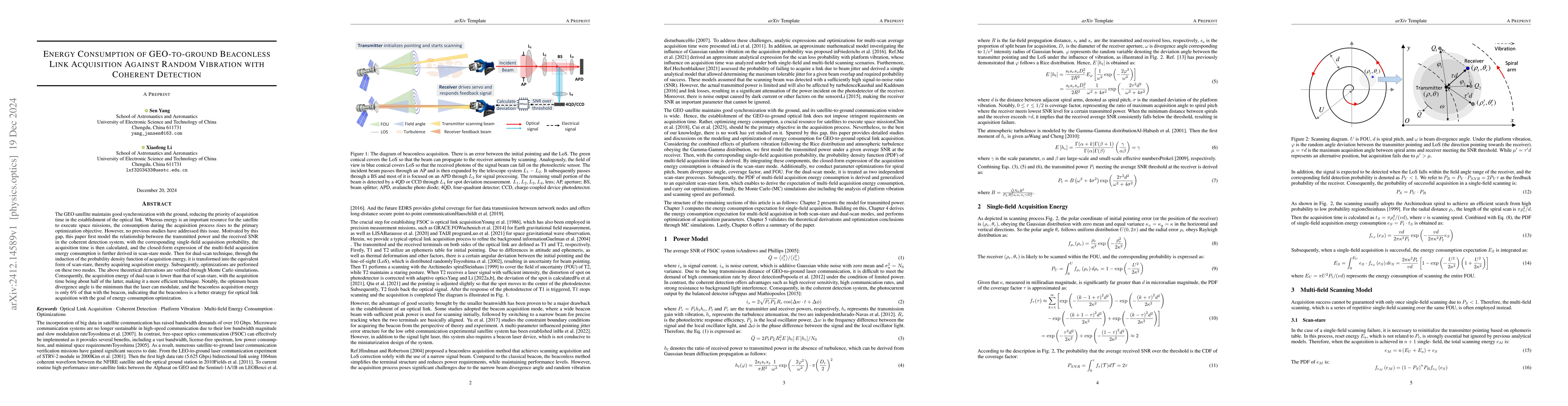 Thumbnail for Energy Consumption of GEO-to-ground Beaconless Link Acquisition Against
  Random Vibration with Coherent Detection