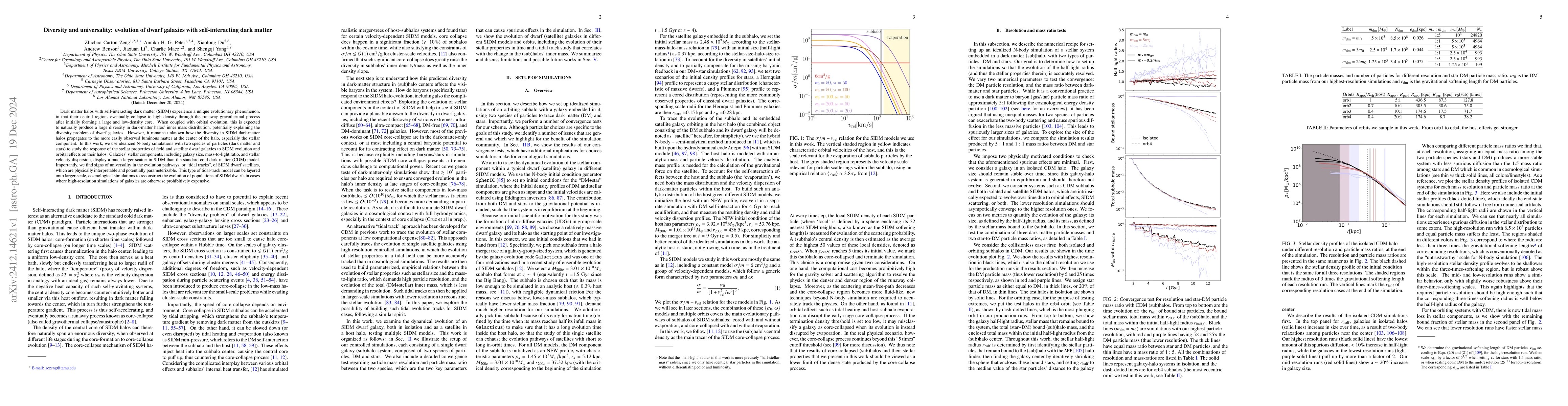 Thumbnail for Diversity and universality: evolution of dwarf galaxies with
  self-interacting dark matter
