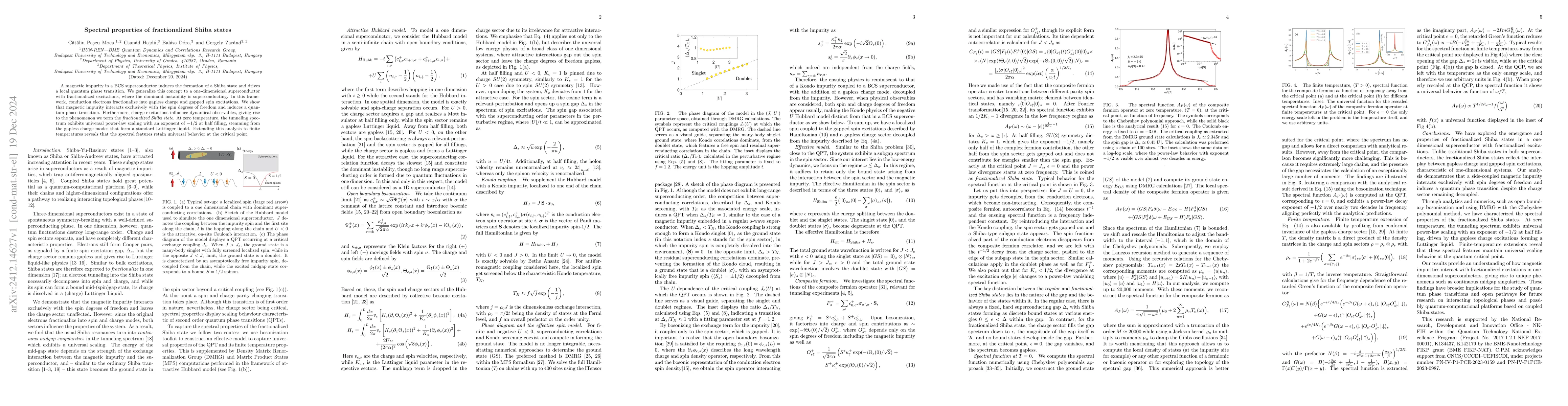Thumbnail for Spectral properties of fractionalized Shiba states