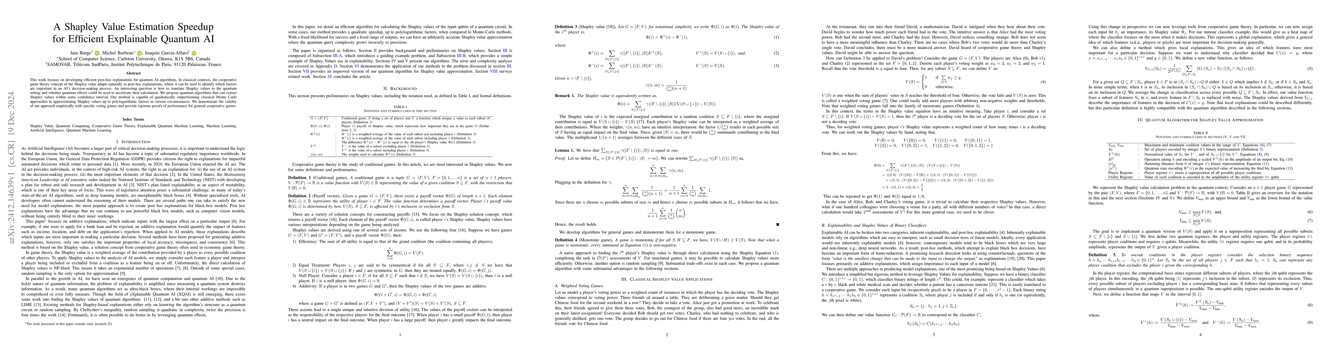 Thumbnail for A Shapley Value Estimation Speedup for Efficient Explainable Quantum AI