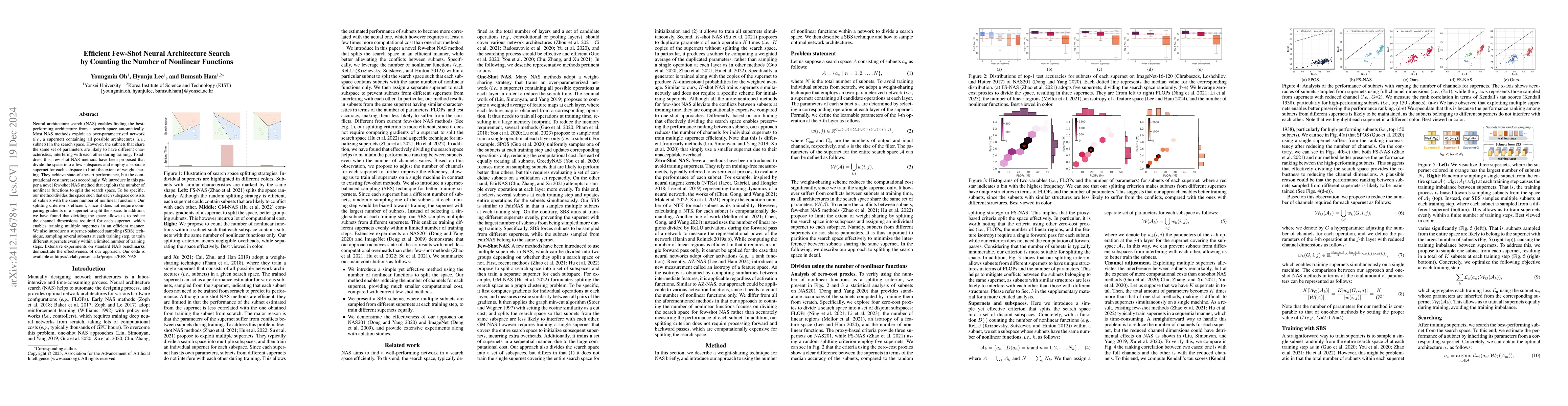 Thumbnail for Efficient Few-Shot Neural Architecture Search by Counting the Number of
  Nonlinear Functions