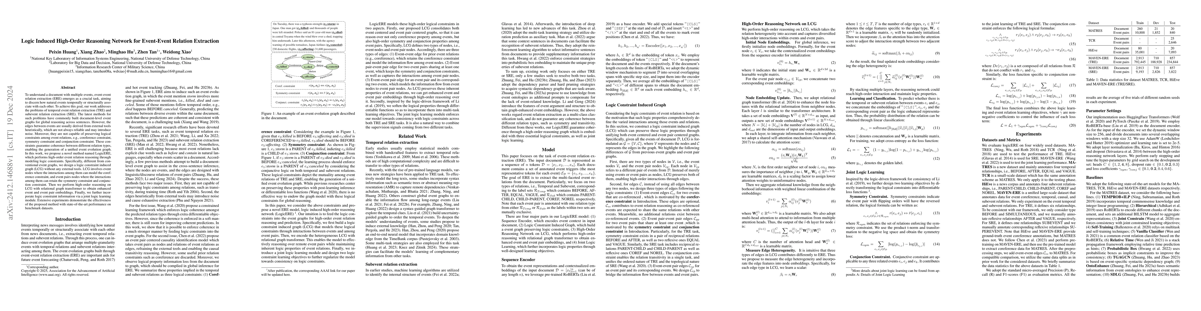Thumbnail for Logic Induced High-Order Reasoning Network for Event-Event Relation
  Extraction