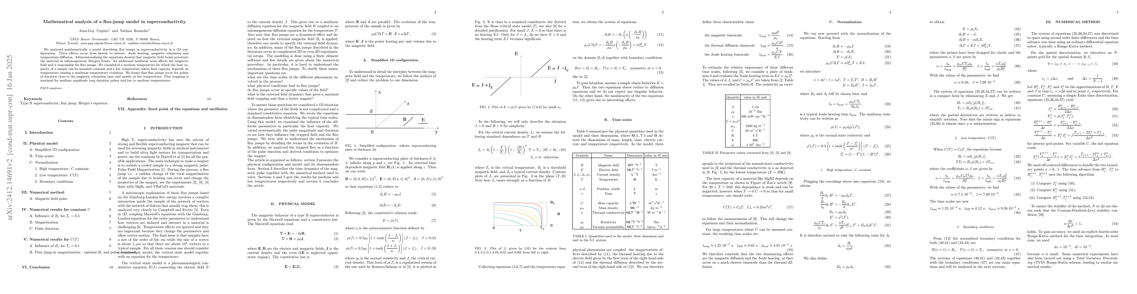 Thumbnail for Mathematical analysis of a flux-jump model in superconductivity