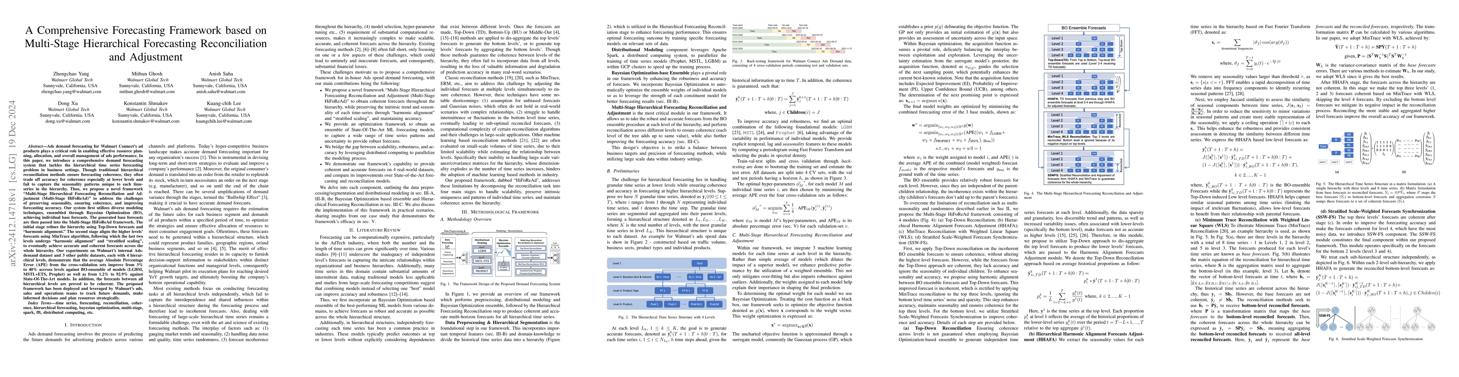 Thumbnail for A Comprehensive Forecasting Framework based on Multi-Stage Hierarchical
  Forecasting Reconciliation and Adjustment