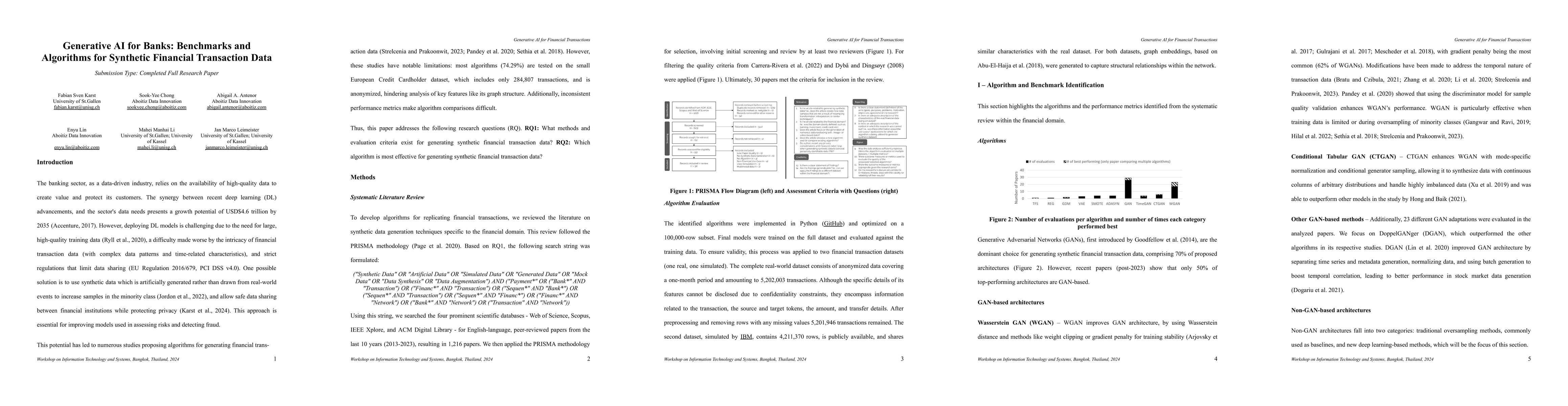Thumbnail for Generative AI for Banks: Benchmarks and Algorithms for Synthetic
  Financial Transaction Data