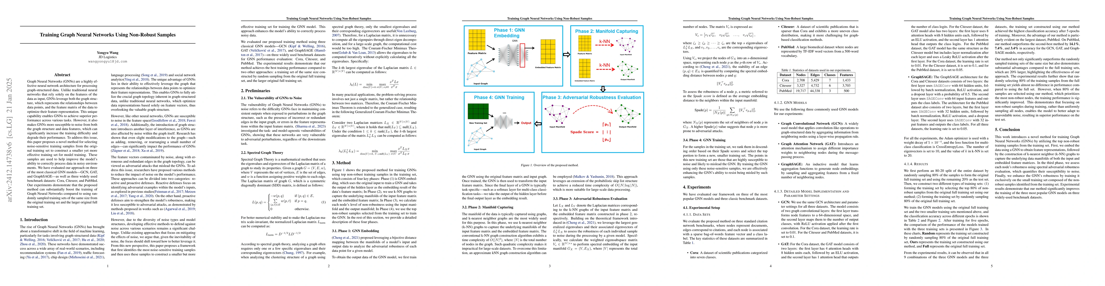 Thumbnail for Improving Graph Neural Network Training Efficiency by Constructing
  Training Sets with Noise-Susceptible Samples