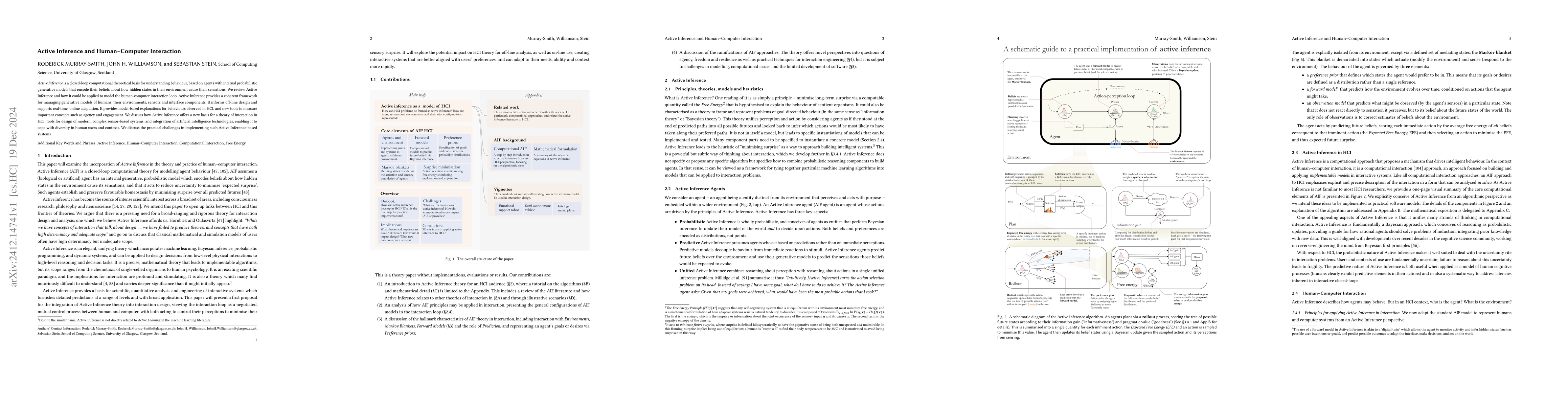 Thumbnail for Active Inference and Human--Computer Interaction