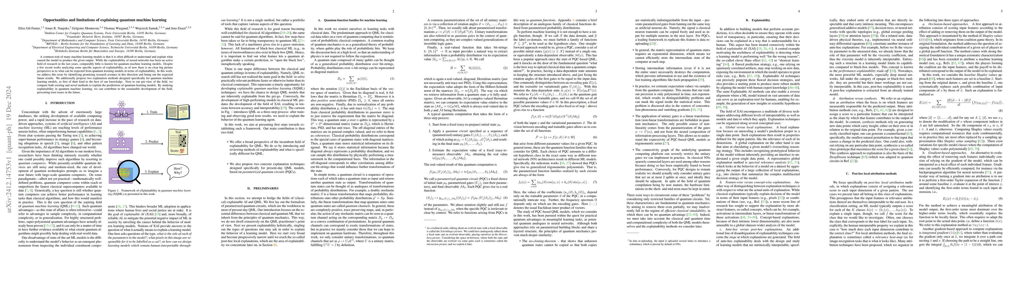 Thumbnail for Opportunities and limitations of explaining quantum machine learning