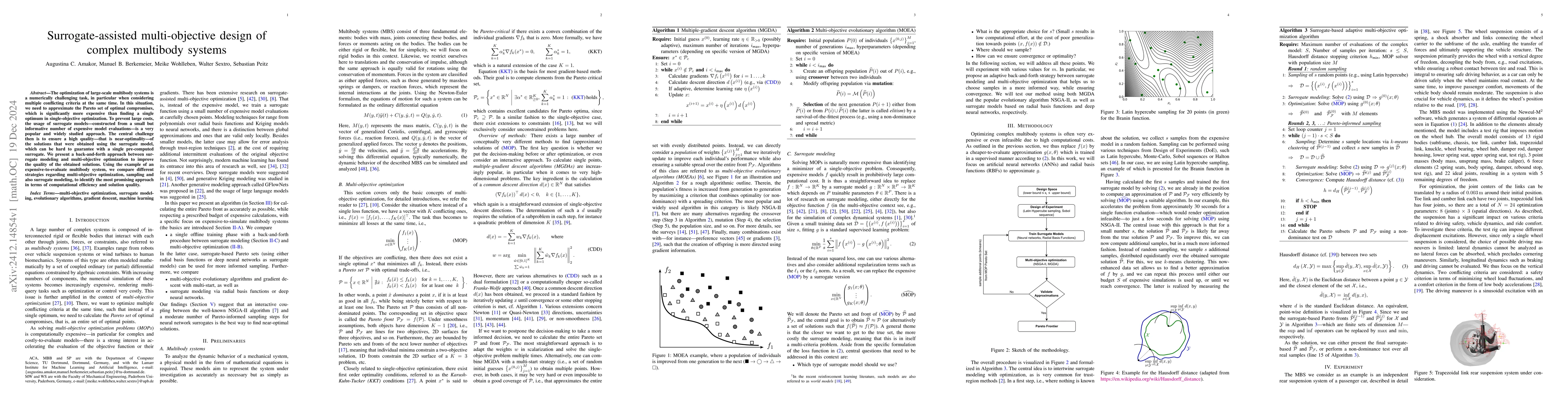 Thumbnail for Surrogate-assisted multi-objective design of complex multibody systems
