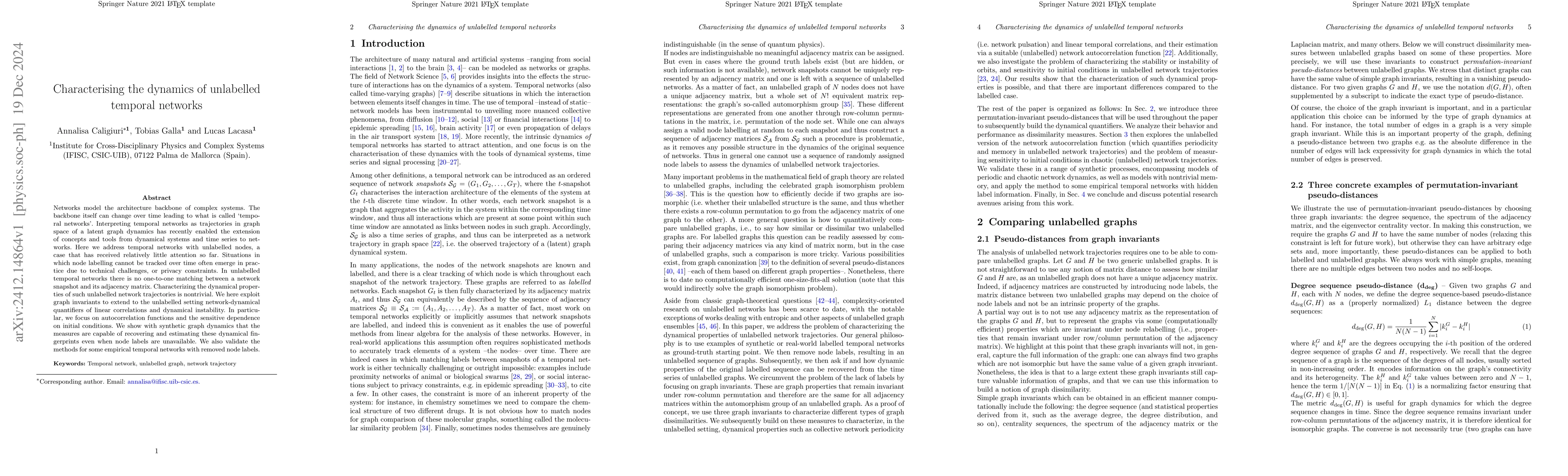 Thumbnail for Characterising the dynamics of unlabelled temporal networks