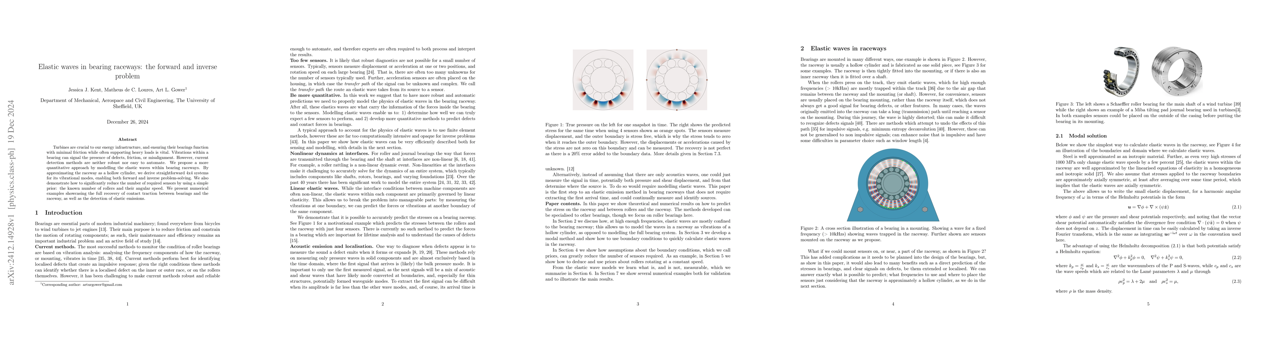 Thumbnail for Elastic waves in bearing raceways: the forward and inverse problem