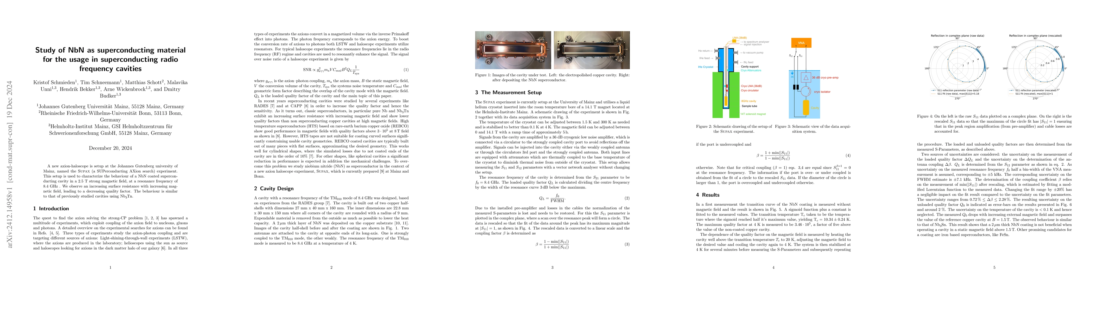 Thumbnail for Study of NbN as superconducting material for the usage in
  superconducting radio frequency cavities