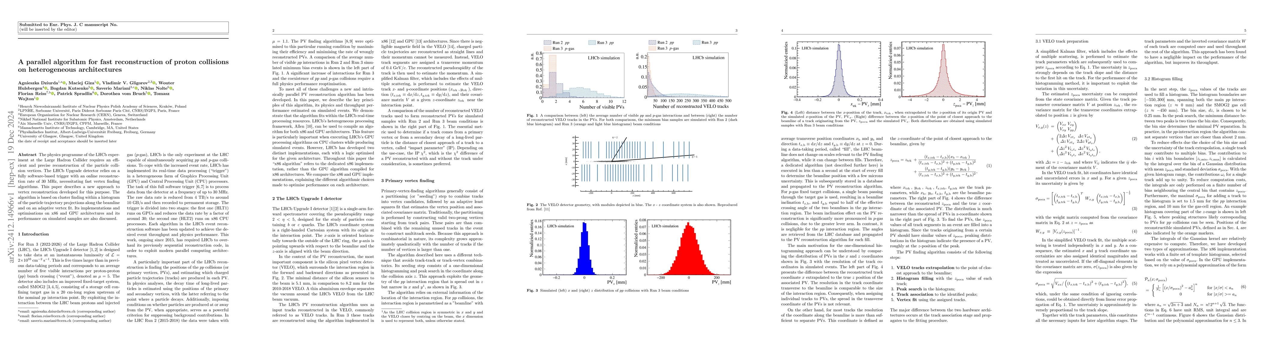 Thumbnail for A parallel algorithm for fast reconstruction of proton collisions on
  heterogeneous architectures