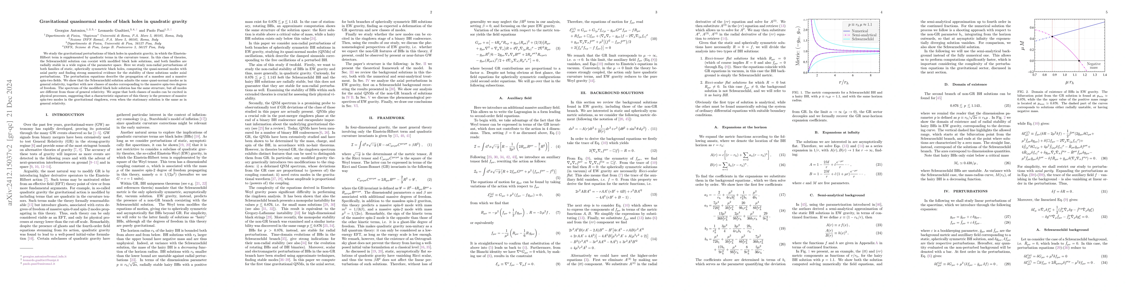 Thumbnail for Gravitational quasinormal modes in quadratic gravity