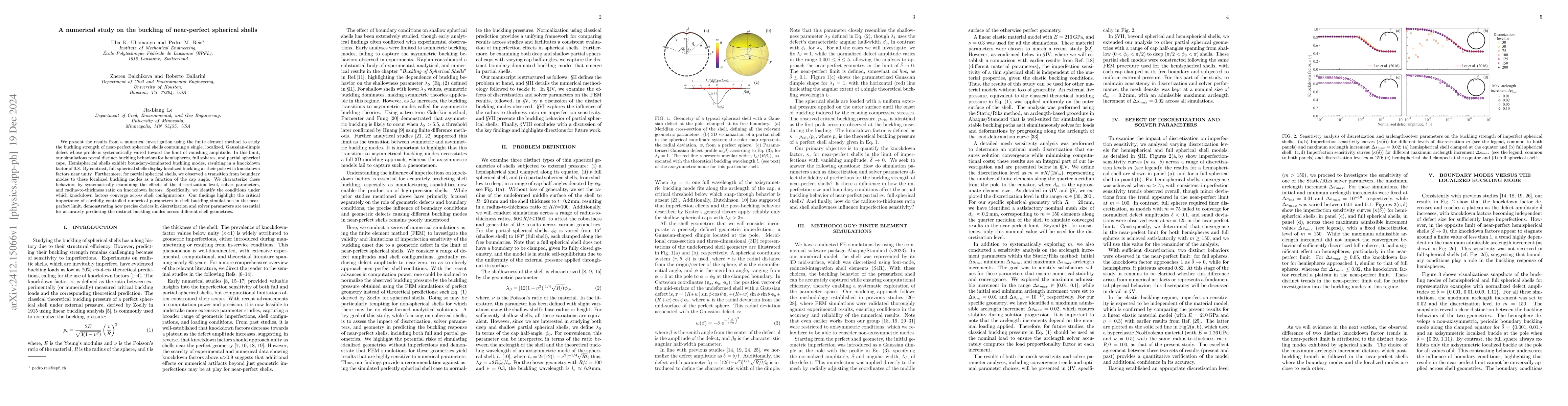 Thumbnail for A numerical study on the buckling of near-perfect spherical shells