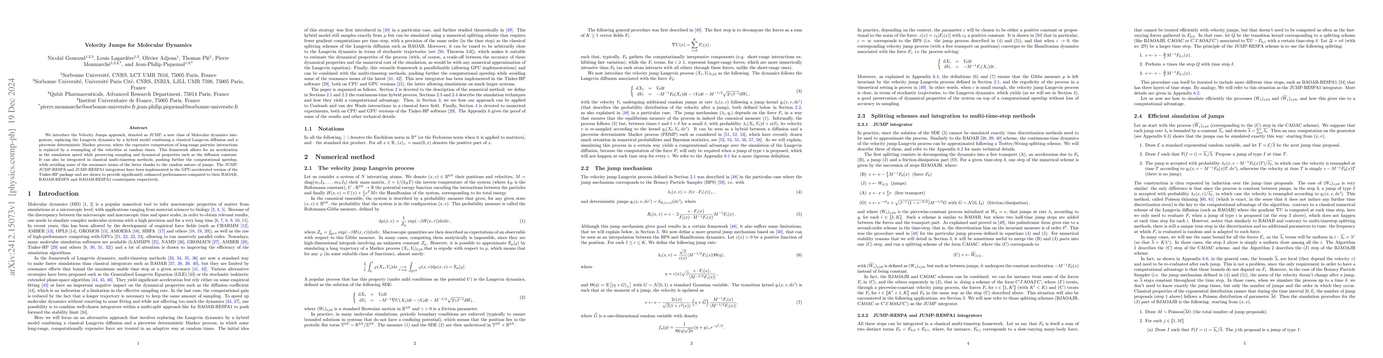 Thumbnail for Velocity Jumps for Molecular Dynamics