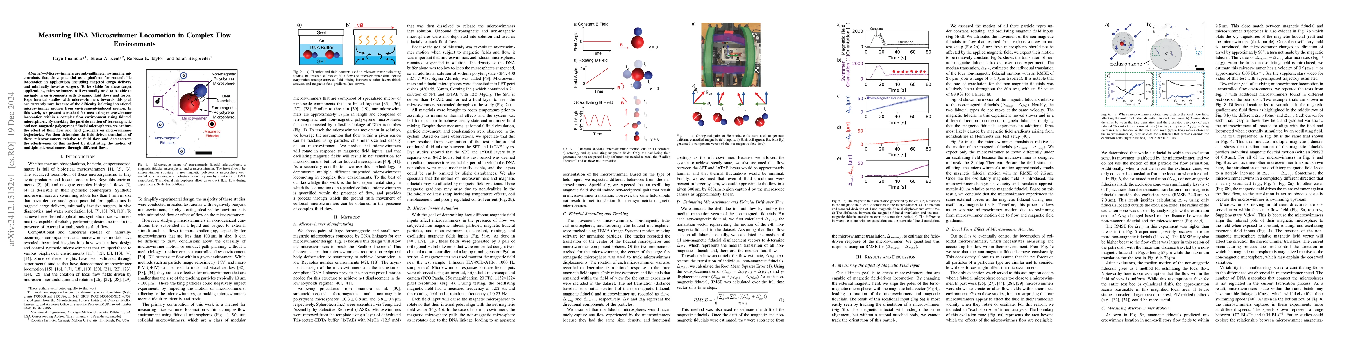 Thumbnail for Measuring DNA Microswimmer Locomotion in Complex Flow Environments