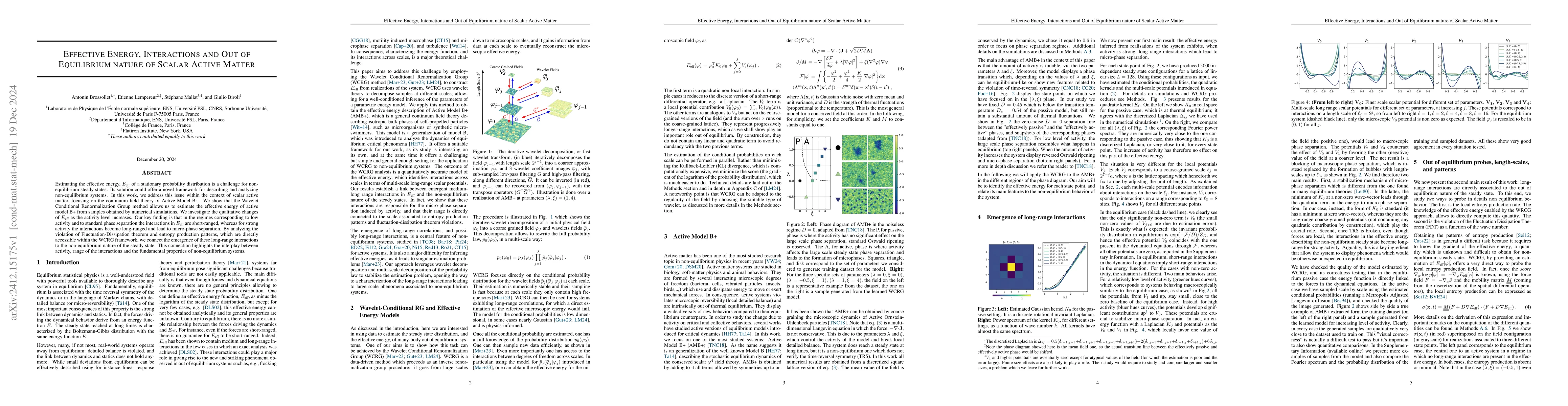Thumbnail for Effective Energy, Interactions And Out Of Equilibrium Nature Of Scalar
  Active Matter
