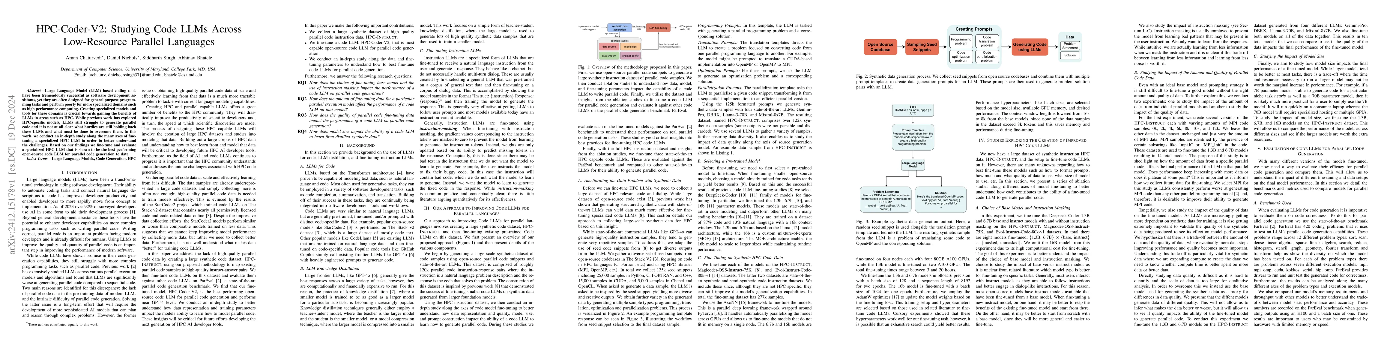 Thumbnail for HPC-Coder-V2: Studying Code LLMs Across Low-Resource Parallel Languages