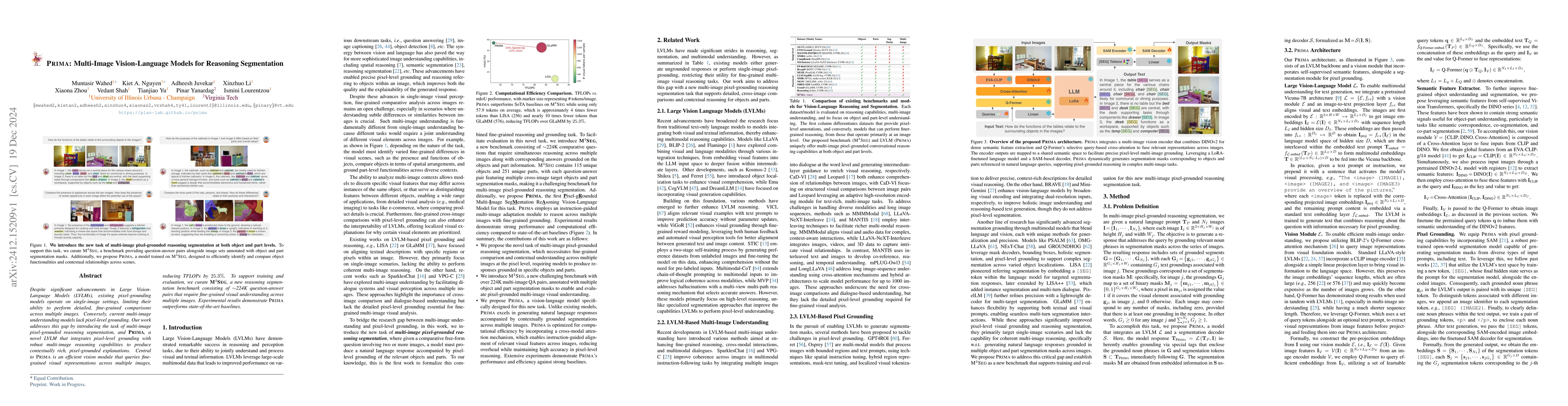 Thumbnail for PRIMA: Multi-Image Vision-Language Models for Reasoning Segmentation