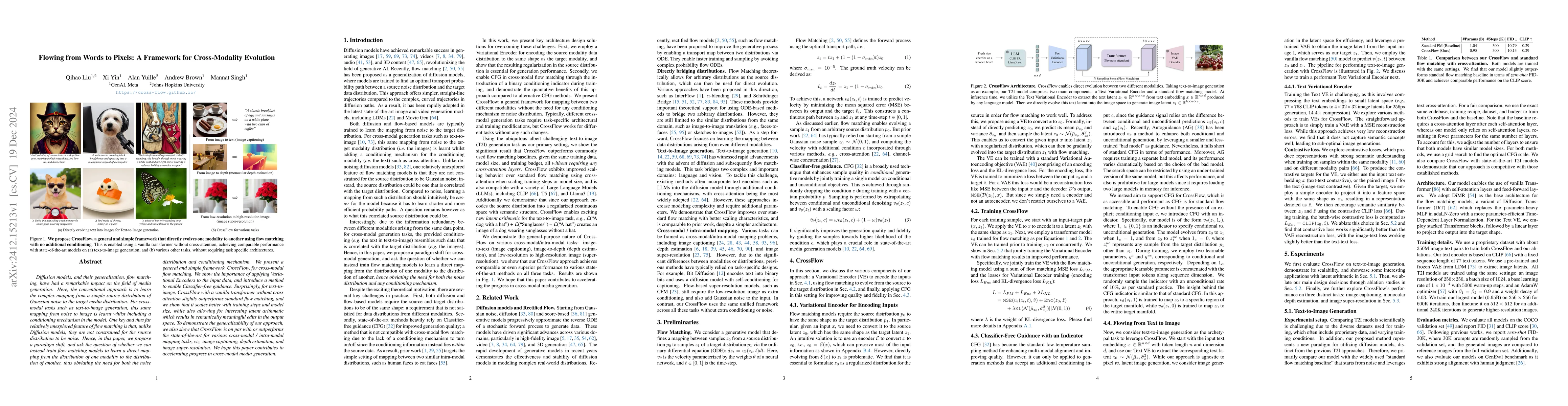 Thumbnail for Flowing from Words to Pixels: A Framework for Cross-Modality Evolution