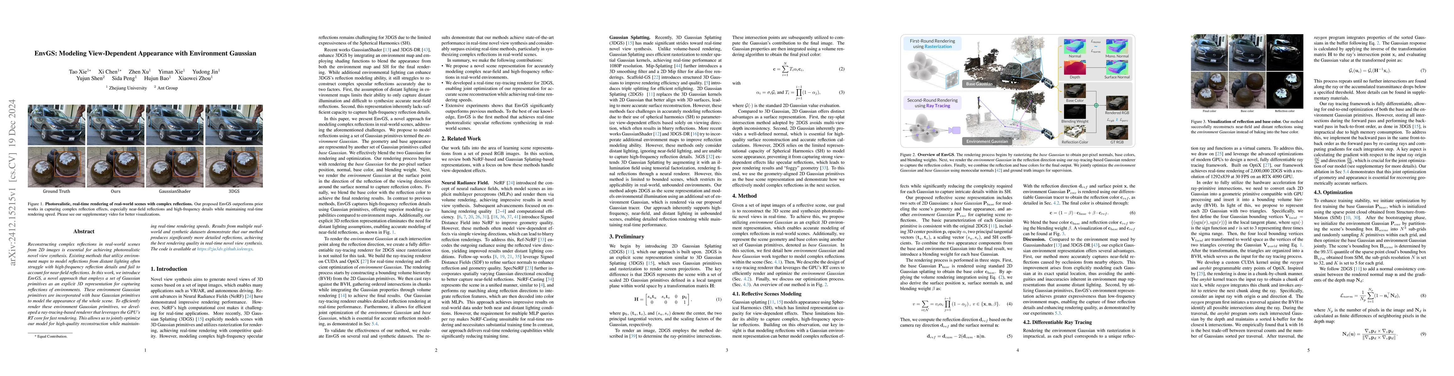 Thumbnail for EnvGS: Modeling View-Dependent Appearance with Environment Gaussian