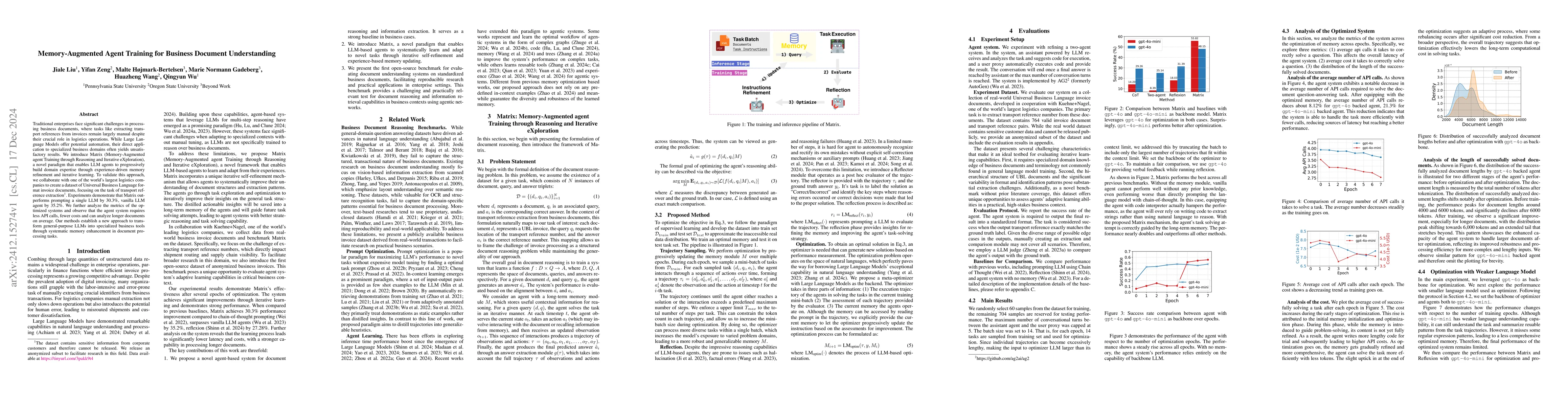 Thumbnail for Memory-Augmented Agent Training for Business Document Understanding