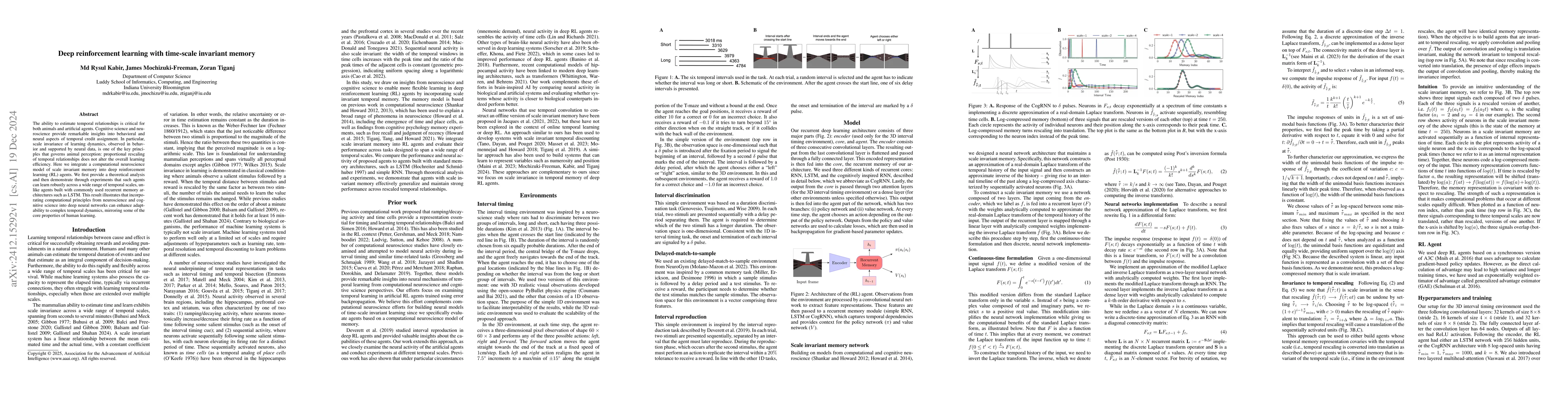 Thumbnail for Deep reinforcement learning with time-scale invariant memory
