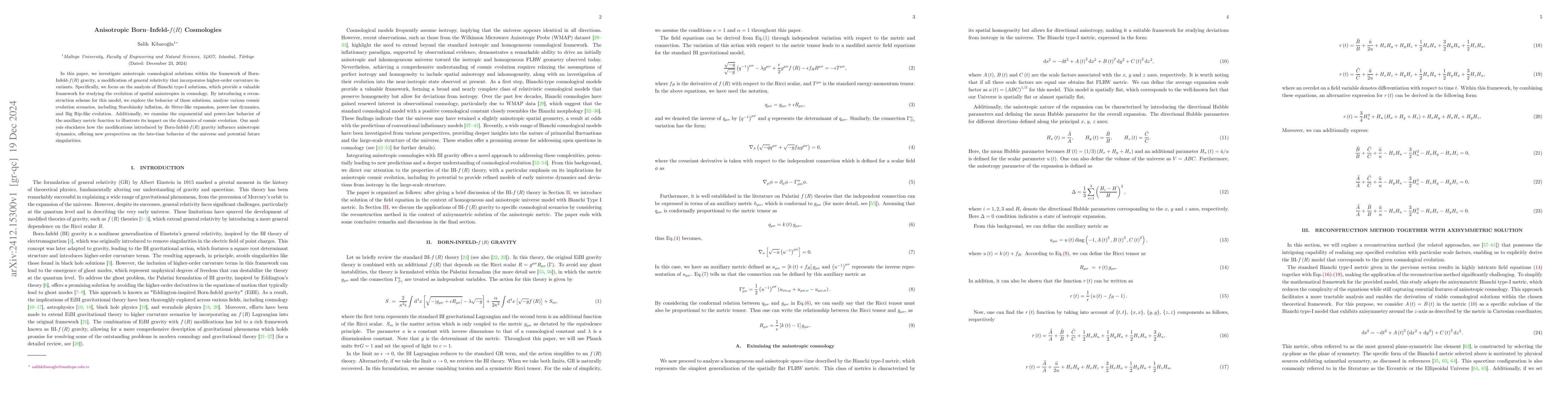Thumbnail for Anisotropic Born-Infeld-f(R) Cosmologies